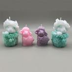 Easter Joy Collection – Set van 4 Handgemaakte Geurkaarsen –, Huis en Inrichting, Ophalen of Verzenden, Nieuw, Rood, Kaars