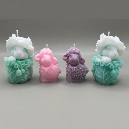 Easter Joy Collection – Set van 4 Handgemaakte Geurkaarsen –, Huis en Inrichting, Woonaccessoires | Kandelaars en Kaarsen, Nieuw