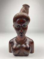 Sculpture sur bois indienne - statue de femme, Antiquités & Art, Art | Sculptures & Bois, Enlèvement ou Envoi