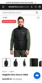 Haglöfs roc down vest men S nieuw, Ophalen of Verzenden, Nieuw, Maat 46 (S) of kleiner, Blauw