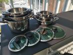 Batterie de poêles et casseroles pour tout type de cuisson,, Ophalen, Zo goed als nieuw