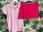 roze tennisrokje Adidas - roze T-shirt Peak performance - S, Sport en Fitness, Tennis, Ophalen of Verzenden, Zo goed als nieuw