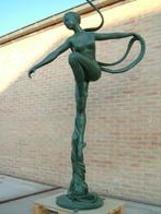 Bronzen sensueel naakt dansende dame 2,35 m H slechts 1 stuk, Antiek en Kunst, Ophalen of Verzenden