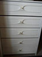 Vintage wit schoenkastje met 5 laden, Huis en Inrichting, Kasten | Schoenenkasten, Ophalen, Gebruikt, Klassiek