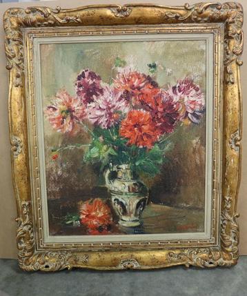 Jules RAMBO, vaas met bloemen beschikbaar voor biedingen