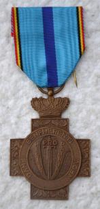 Medaille, Kon Nat Fed Oorlogsvrijwilligers, Wo1-Wo2 BRONS, Verzamelen, Ophalen of Verzenden, Landmacht, Lintje, Medaille of Wings