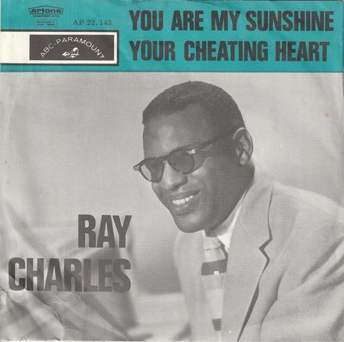 Ray Charles - You are my sunshine - %, Cd's en Dvd's, Vinyl Singles, Gebruikt, Single, R&B en Soul, 7 inch, Verzenden