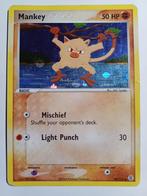 Pokémonkaart Mankey EX FireRed & LeafGreen 38/112 Holo, Foil, Gebruikt, Ophalen of Verzenden, Losse kaart