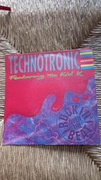 Vinyl (45t) technotronics "rockin over thé beat ", Ophalen, 1980 tot 2000, Gebruikt