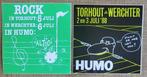2 oude stickers: Rock Torhout Werchter, Ophalen of Verzenden, Gebruikt, Overige typen