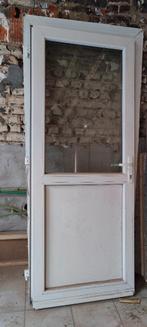 Achterdeur/buitendeur, Doe-het-zelf en Bouw, Ophalen, 80 tot 100 cm, Glas, 200 tot 215 cm