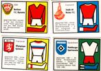 4 Chromos Duitse Bauer Weltfussball-sticker uit 1970, Verzamelen, Ophalen of Verzenden, Gebruikt, Spelerskaart