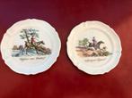 2 leuke plastic vintage onderleggers paard, Antiek en Kunst, Curiosa en Brocante, Ophalen of Verzenden