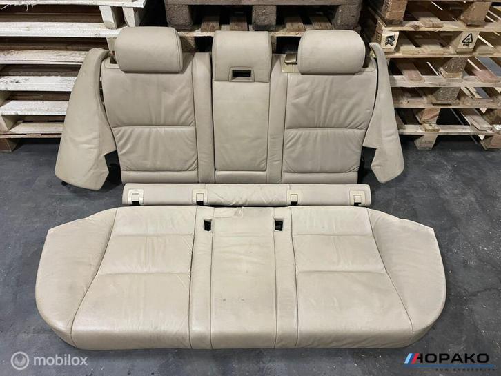 Achterbank BMW 5 serie E61 | beige leder, Auto-onderdelen, Interieur en Bekleding, Gebruikt, Ophalen of Verzenden