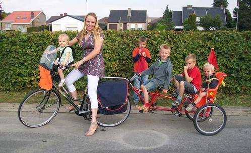 vélo cargo à double remorque tandem, Vélos & Vélomoteurs, Vélos | Tandems, Utilisé, Enlèvement