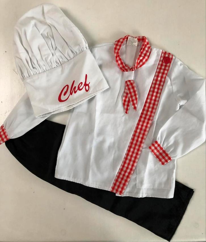 kokspak 110 GOODMARK carnavalspak, Kinderen en Baby's, Carnavalskleding en Verkleedspullen, Zo goed als nieuw, Jongen of Meisje