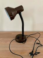 Vintage bruine bureaulamp, Enlèvement ou Envoi, Comme neuf