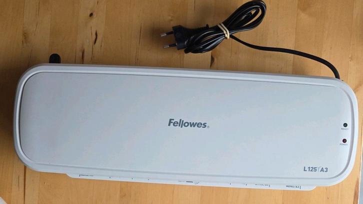 Fellowes L-125 (A3) Lamineerset | + 200 Lamineerhoezen, Hobby en Vrije tijd, Knutselen, Gebruikt, Ophalen