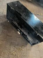 Zwarte materiaalbak/contragewicht, Ophalen, Gebruikt