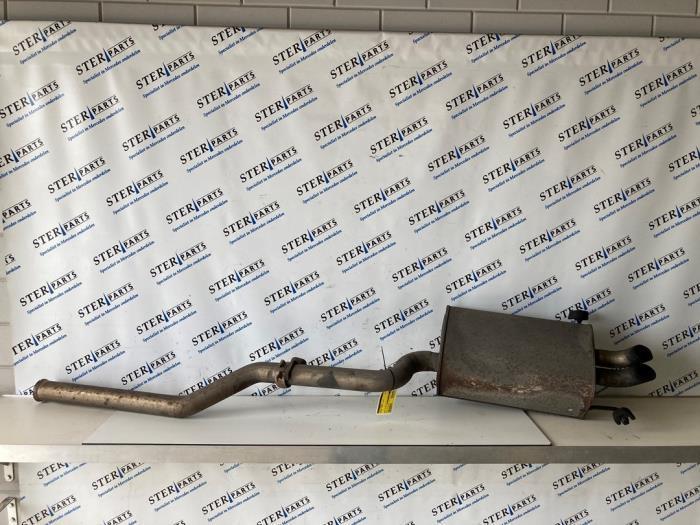 Uitlaat Einddemper van een Mercedes C-Klasse, Auto-onderdelen, Uitlaatsystemen, Mercedes-Benz, Gebruikt, 3 maanden garantie, Ophalen of Verzenden