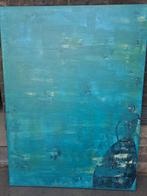 Schilderij: Appelblauwzeegroen, Ibele Lybaert, Ophalen of Verzenden