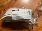 19 stuks veiligheidsbril Uvex Pheos s zwart - groen 919-2725, Doe-het-zelf en Bouw, Veiligheidsbrillen, Verzenden, Nieuw