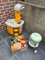 Speelgoedkeuken met bbq en toebehoren, Kinderen en Baby's, Ophalen, Gebruikt, Overige materialen, Speelkeuken