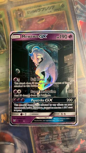 Mewtwo GX pokemon kaart 78/73 NM, Enlèvement ou Envoi, Comme neuf