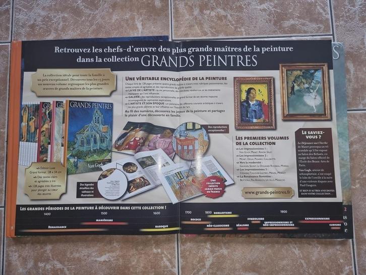 GRANDS PEINTRES collection de 1 à 20 édition de Luxe, Livres, Art & Culture | Arts plastiques, Neuf, Peinture et dessin, Enlèvement ou Envoi
