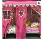 Lifetime hemelbed 90x200, Kinderen en Baby's, Kinderkamer | Bedden, Gebruikt, Lattenbodem, Ophalen of Verzenden, 85 tot 100 cm