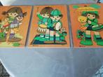 4 vintage tekeningen (schilderijen) van Jaklien, Antiek en Kunst, Ophalen