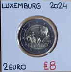 2 EURO 2024  LUXEMBURG   GROOTHERTOG WILLEM III   € 8, 2 euros, Luxembourg, Enlèvement ou Envoi, Monnaie en vrac