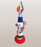 Ndebele Folk Art, handmade en handbeaded poppetje, Antiek en Kunst, Ophalen of Verzenden