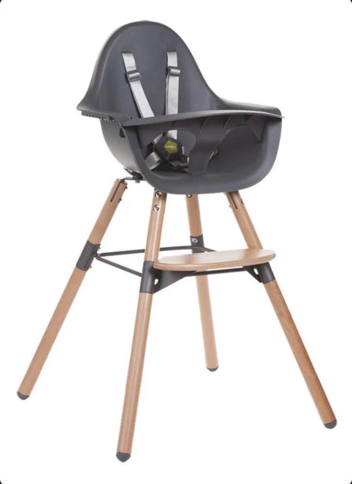 Eetstoel Childhome Evolu (+ newborn seat) 3in1, Kinderen en Baby's, Kinderstoelen, Gebruikt, Meegroeistoel, Aanschuifbaar, Afneembaar eetblad