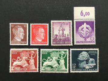 serie Duitse rijk - uitgave 1942 postzegels - wo2