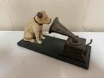 His masters voice nipper in zamak gietijzer metaal, Ophalen, Zo goed als nieuw