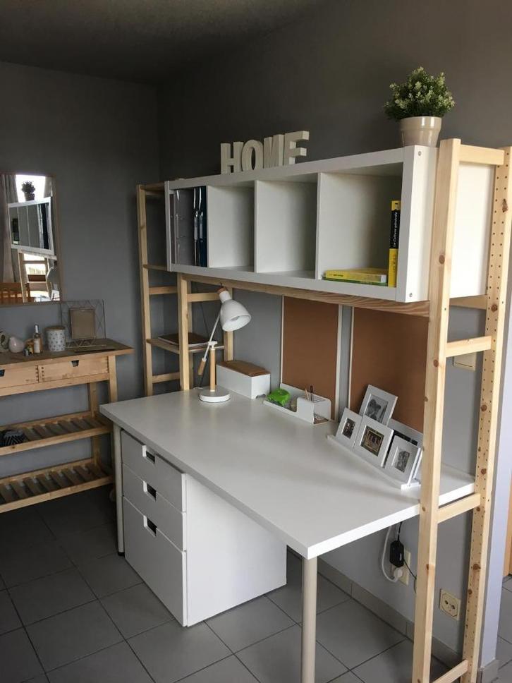 NOUVEAU PRIX - Mobilier bureau ...= Idéal pour kot étudiant, Huis en Inrichting, Complete inboedels, Ophalen