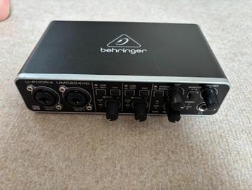 Behringer UMC204HD USB Audio Interface – Zeer Goede Staat beschikbaar voor biedingen