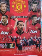 De kalender van MANCHESTER UNITED 2014 is in goede staat., Verzamelen, Sportartikelen en Voetbal, Ophalen of Verzenden, Zo goed als nieuw