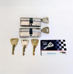 2 gelijke cilindersloten Litto met certificaat, Doe-het-zelf en Bouw, Ophalen of Verzenden, Gebruikt