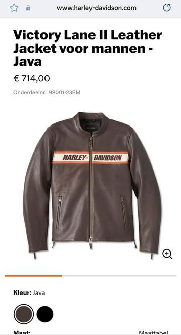 Victory Lane II Leather Jacket nieuw maat medium en large   beschikbaar voor biedingen