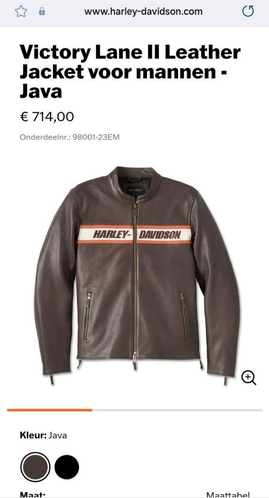 Victory Lane II Leather Jacket nieuw maat medium en large, Kleding | Heren, Jassen | Zomer, Nieuw, Maat 48/50 (M), Ophalen of Verzenden