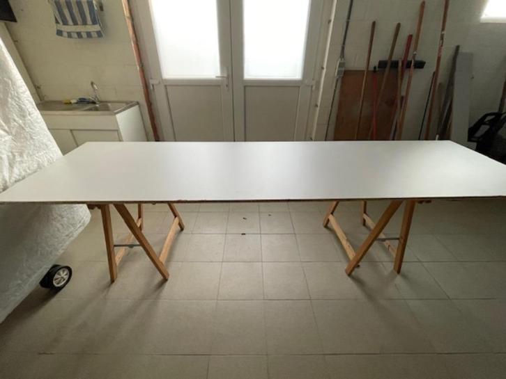 grote legplank (lichtgrijs) - gratis af te halen, Huis en Inrichting, Woonaccessoires | Wandplanken en Boekenplanken, Nieuw, Ophalen