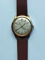 Mortima Super De Luxe vintage horloge hand opwindend uurwerk, Overige merken, Goud, Gebruikt, Ophalen of Verzenden