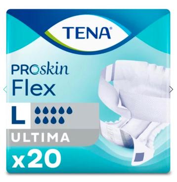 Incontinentieluiers TENA Proskin FLEX ULTIMA -L - 9 druppels beschikbaar voor biedingen