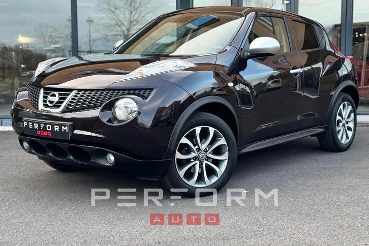 NISSAN JUKE 1.6i *AUTOMAAT*LEDER*HISTORIEK* + 1J GRNT, Autos, Nissan, Entreprise, Achat, Juke, ABS, Caméra de recul, Airbags, Air conditionné