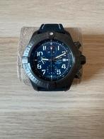 Breitling Super Avenger chronograph 48 Night Mission, Handtassen en Accessoires, Horloges | Heren, Overige materialen, Leer, Breitling