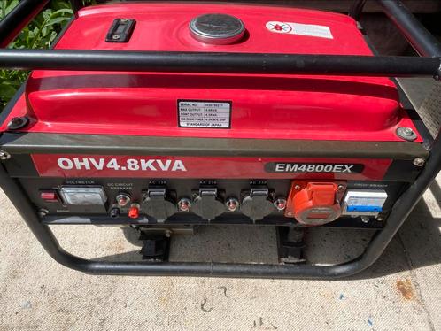 Stroom Generator / Aggregaat 3,6Kw Max. 3,8Kw, Doe-het-zelf en Bouw, Aggregaten, Gebruikt, Benzine, Minder dan 5 kVA, Ophalen