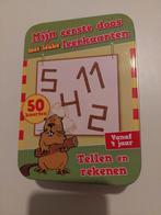 Mijn eerste doos met leuke leerkaarten. Tellen en rekenen, Hobby en Vrije tijd, Gezelschapsspellen | Kaartspellen, Ophalen of Verzenden