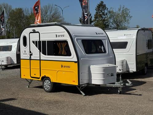 ✅CARAVAN ARES 310 • GEEL • NIEUW • 4PERSOONS • 710KG • ALKO, Caravans en Kamperen, Caravans, Bedrijf, tot en met 4, 500 - 750 kg